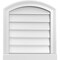 Ekena Millwork Arch Top Surface Mount PVC Gable Vent: Functional, w/ 2"W x 2"P Brickmould Sill Frame, 18"W x 20"H GVPAR18X2003SF - alternate 1